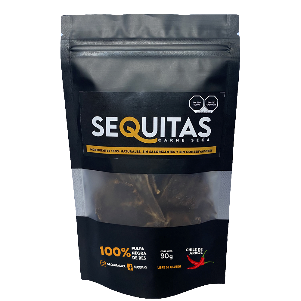 Sequitas 90 gramos sabor chile de árbol